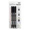 Marvy Uchida; Marvy Uchida Le Pen Permanent Pens, Extra Fine, Fine, Bold Tip, Black, Set Of 3; Category:Alcohol-Based Markers; Image:2